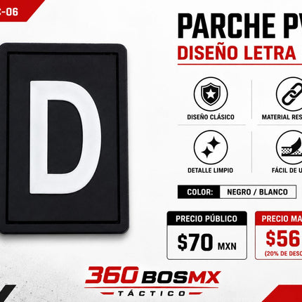 Parche PVC  c/ Velcro