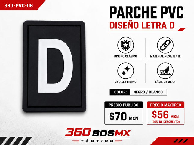 Parche PVC  c/ Velcro