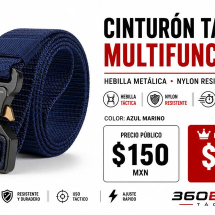 Cinturon Tactico Multifuncional