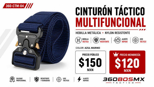 Cinturon Tactico Multifuncional
