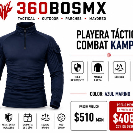 Camisa Combate Manga Larga