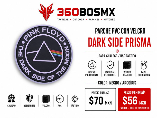 Parche PVC c/ Velcro Dark Side