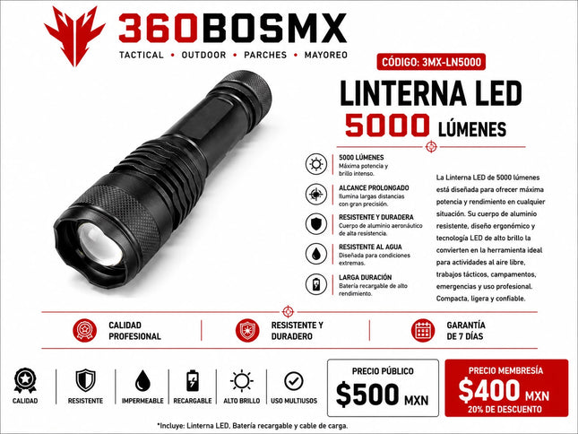 Lampara Led Recargable