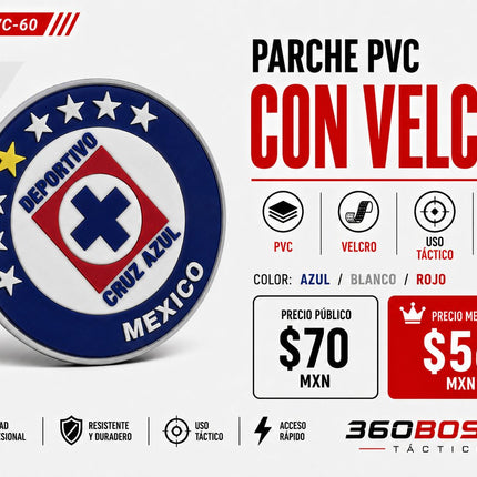 Parche PVC  c/ Velcro