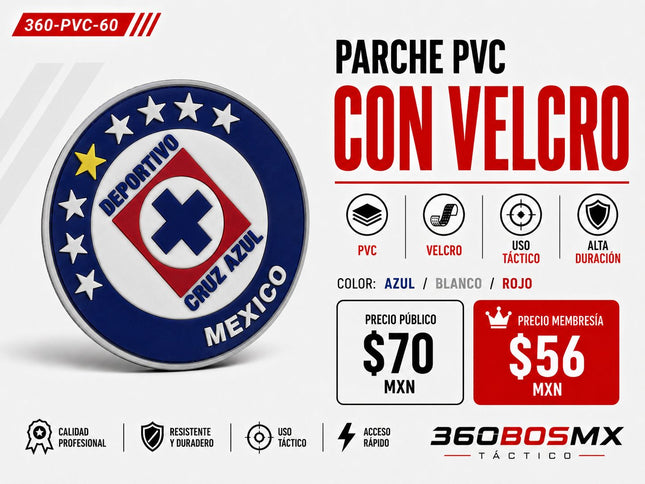 Parche PVC  c/ Velcro