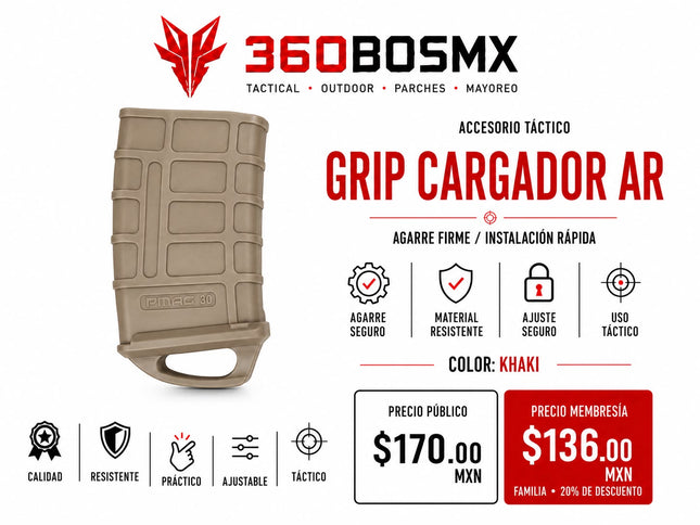 Funda Grip Cargador AR