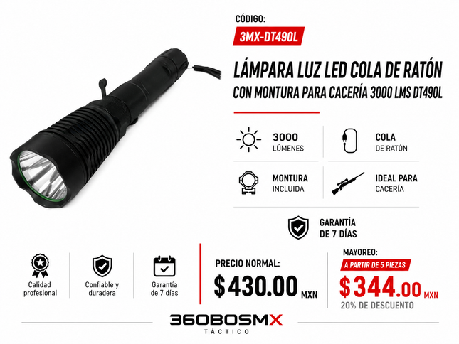 Lampara Led Raton