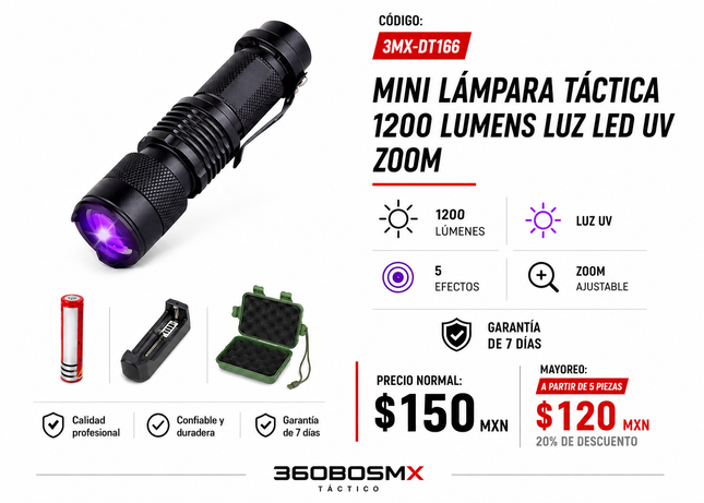Lampara Led UV
