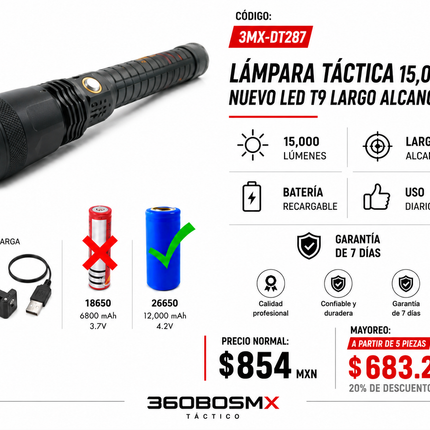 Lampara Led Recargable M