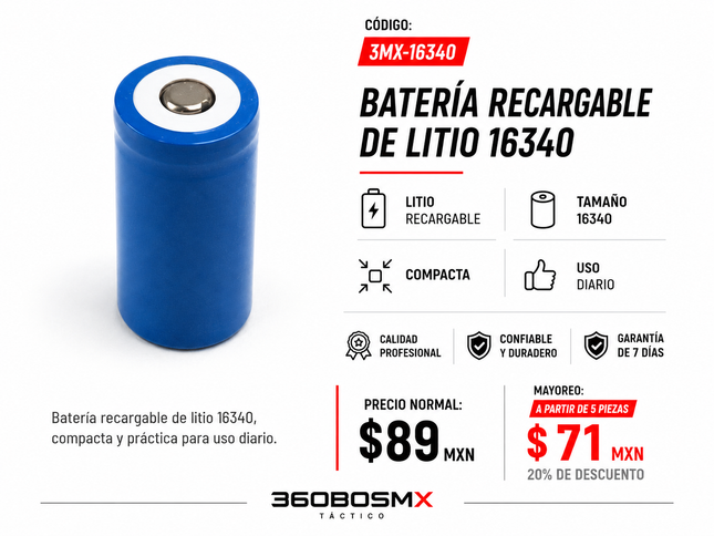 Bateria Recargable M