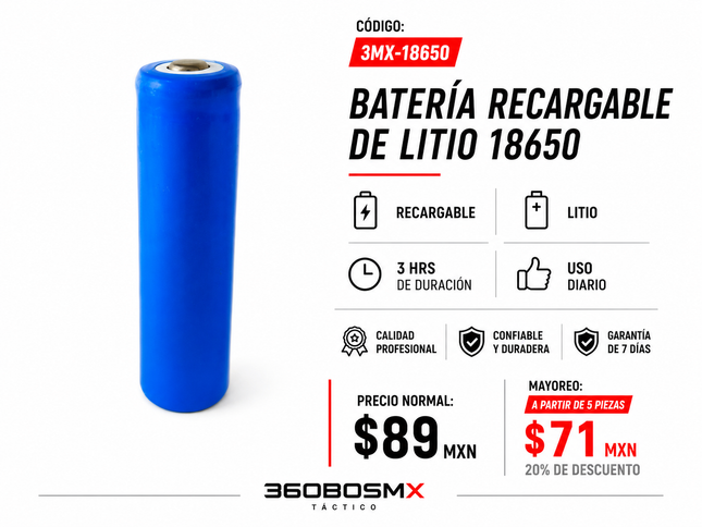 Bateria Recargable M