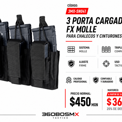 Porta Cargador Molle M