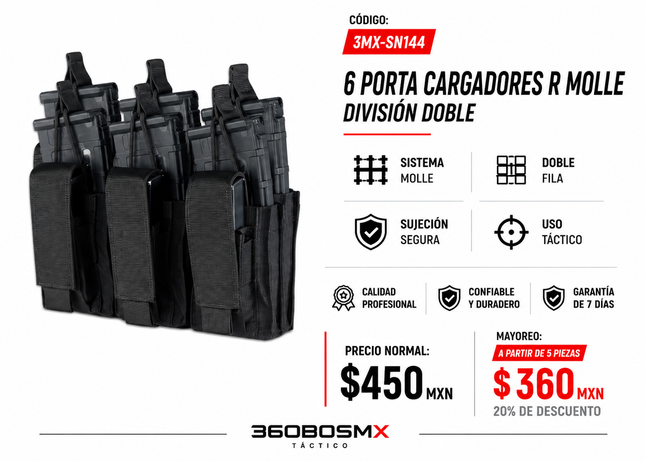 Porta Cargador Molle M