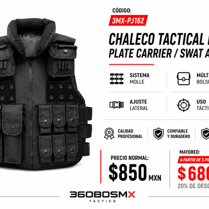 Chaleco Porta Placa M