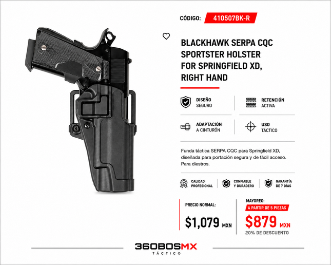 Blackhawk Serpa Springfield
