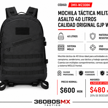 Mochila Tactica Militar