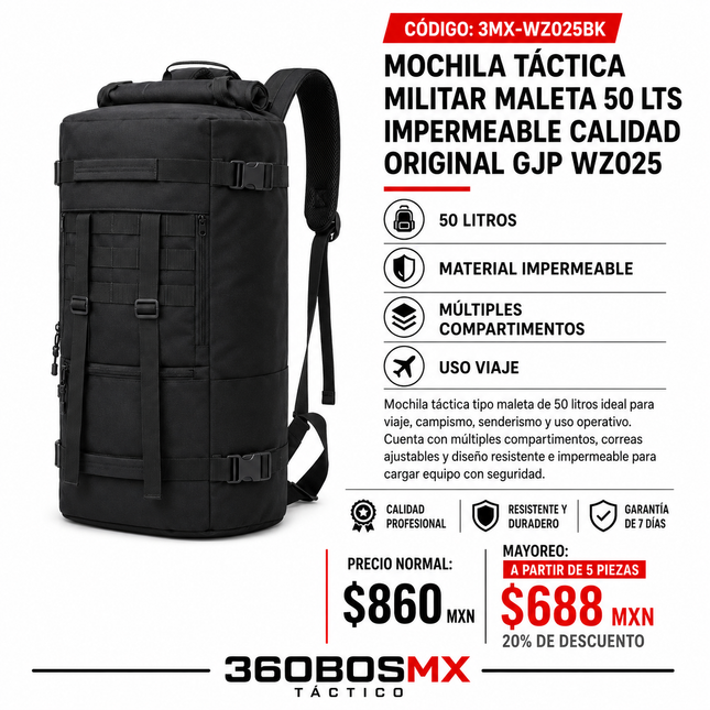 Mochila Tactica Militar M