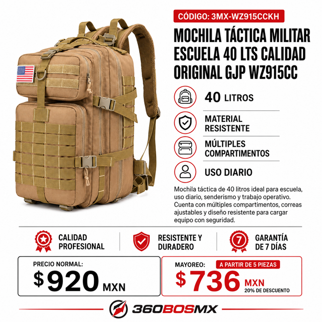 Mochila Tactica Militar