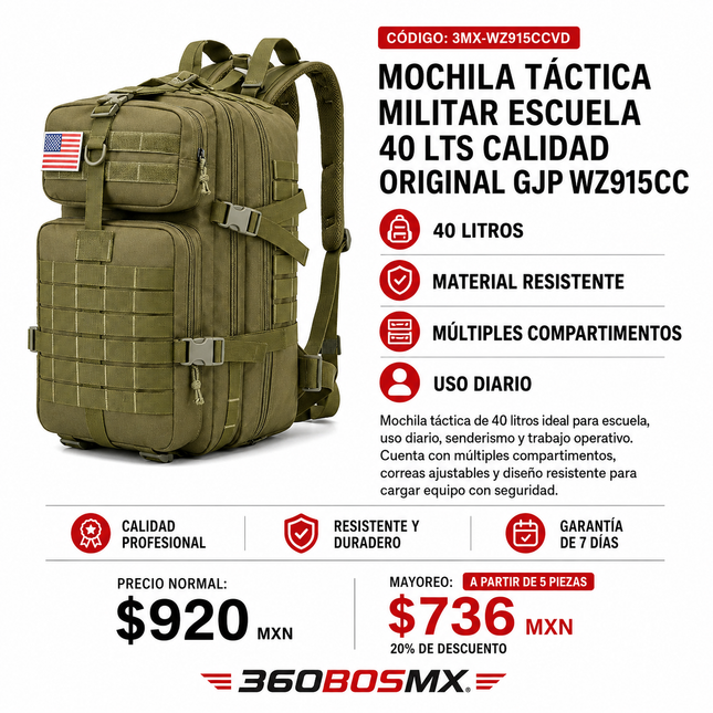 Mochila Tactica Militar