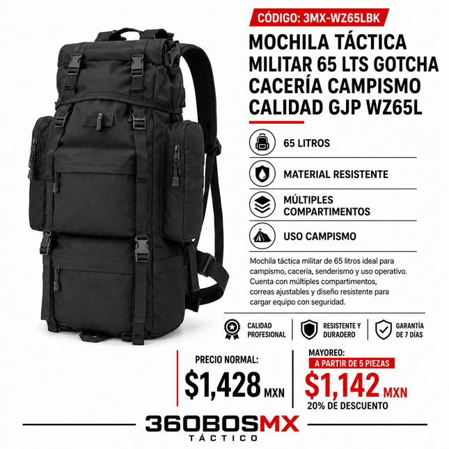 Mochila Tactica Grande M