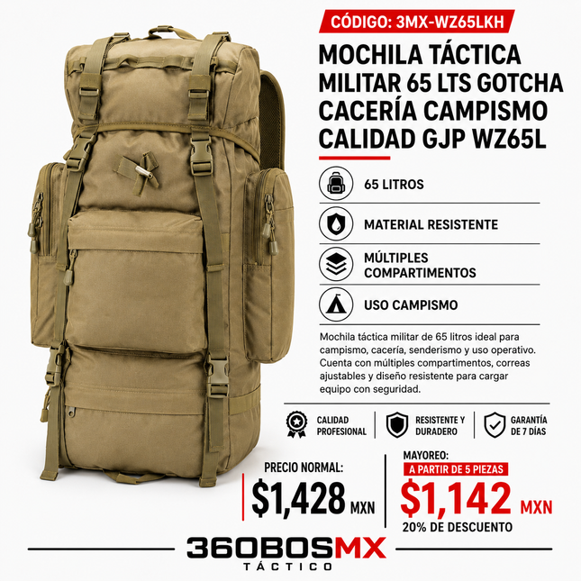 Mochila Tactica Grande M