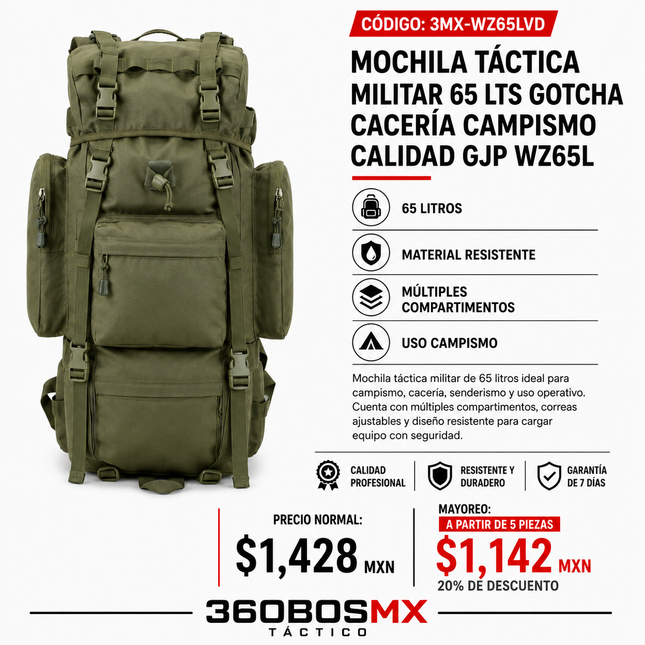 Mochila Tactica Grande M