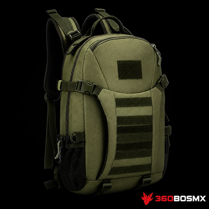 Mochila Escolar Deportiva Impermeable GJP GJ632 40 L – Verde militar – 360BOSMX