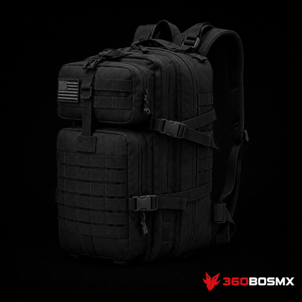 Mochila Táctica Militar Escuela GJP WZ915CC 40 L – Negro