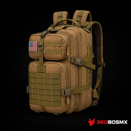 Mochila Táctica Militar Escuela GJP WZ915CC 40 L – Caqui