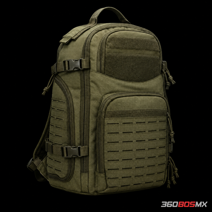 Mochila Táctica Militar Laptop Escolar GJP WZ917 45 L – Verde militar