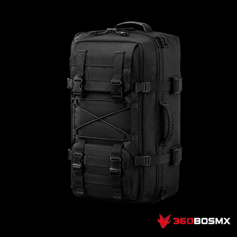 Maleta de Viaje Táctica 3 en 1 GJP GJ8812 – Negro