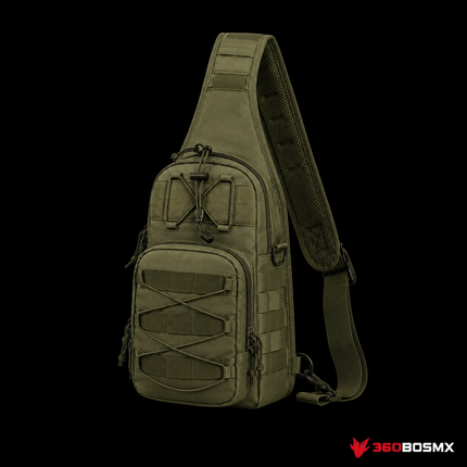 Mochila Táctica Crossbody Pechera LJK SN520 6 L – Verde militar