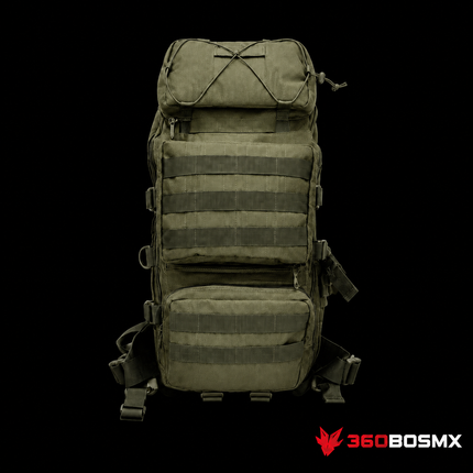 Mochila Impermeable Multiusos GJP GJ002 40 L – Verde militar MP