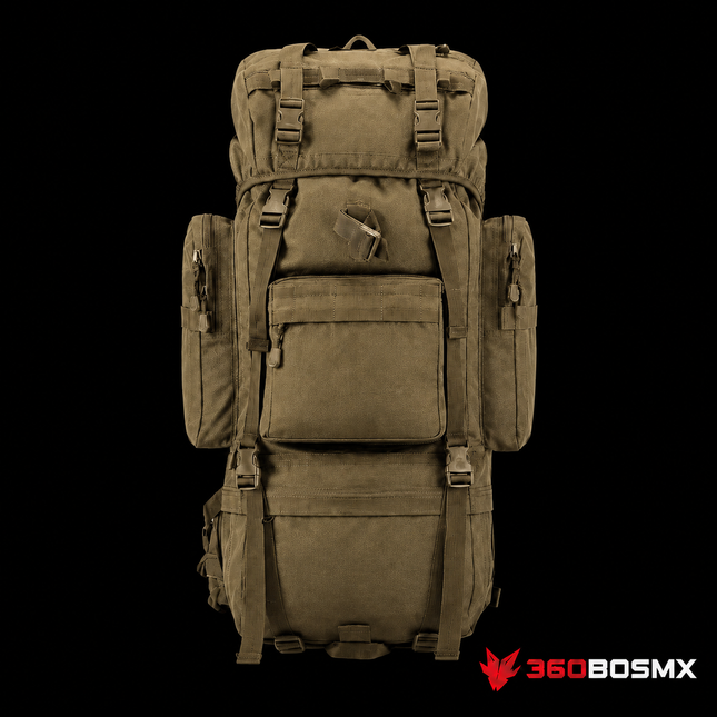 Mochila Táctica Militar GJP WZ65L 65 L – Caqui MP