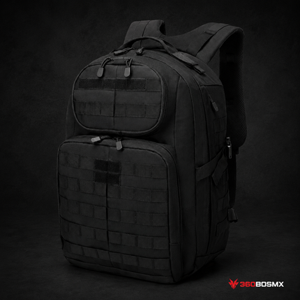 Mochila Táctica Militar MOLLE 35 L QingQing AKM-054 – Negro MP