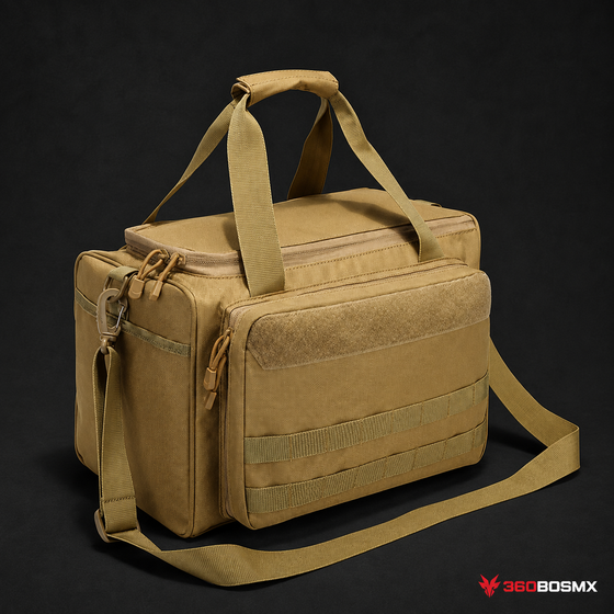 Bolsa Táctica para Campo de Tiro Impermeable QingQing JYB111 – Caqui – 360BOSMX