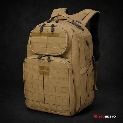 Mochila Táctica Militar MOLLE 35 L QingQing AKM-054 – Caqui MP