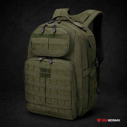 Mochila Táctica Militar MOLLE 35 L QingQing AKM-054 – Verde militar MP