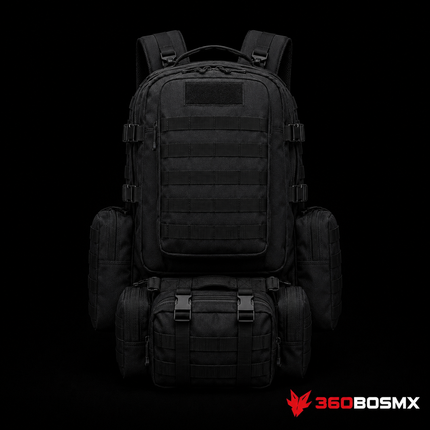 Mochila Táctica Militar GJP WZ213 55 L – Negro