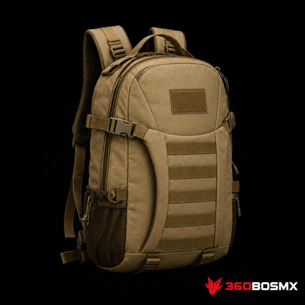 Mochila Escolar Deportiva Impermeable GJP GJ632 40 L – Caqui – 360BOSMX