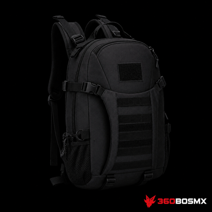 Mochila Escolar Deportiva Impermeable GJP GJ632 40 L – Negro – 360BOSMX