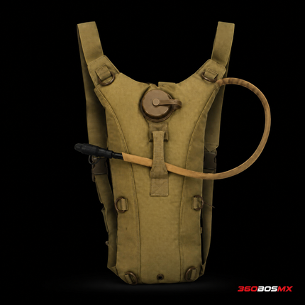 Mochila de Hidratación Táctica GJP 3 L – GJP-2.5L – Caqui – 360BOSMX