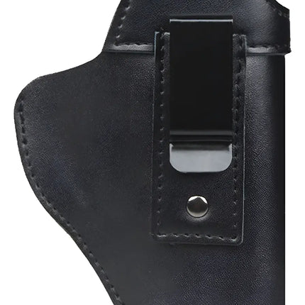 Funda discreta de cuero para porte oculto universal — Negra - vista 1