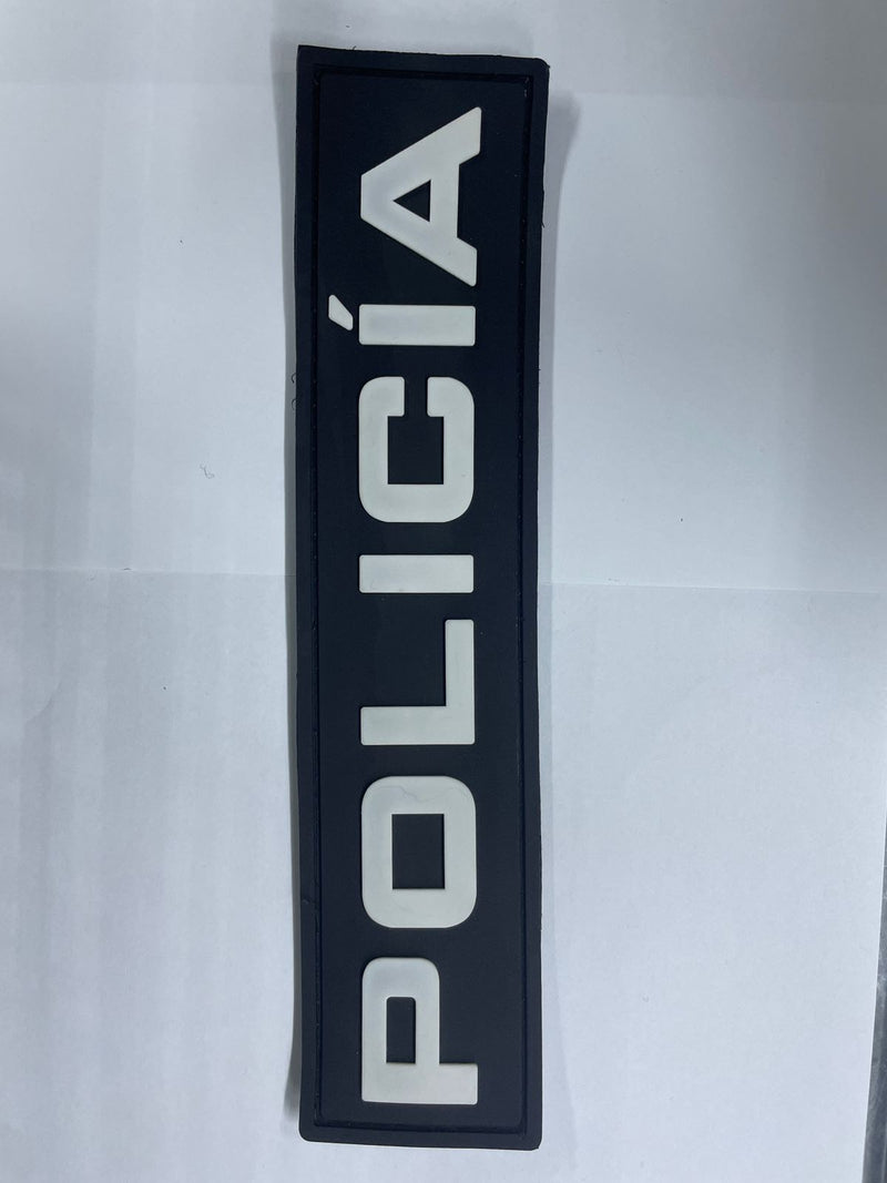 parche pvc con velcro Policia	XX0004	56