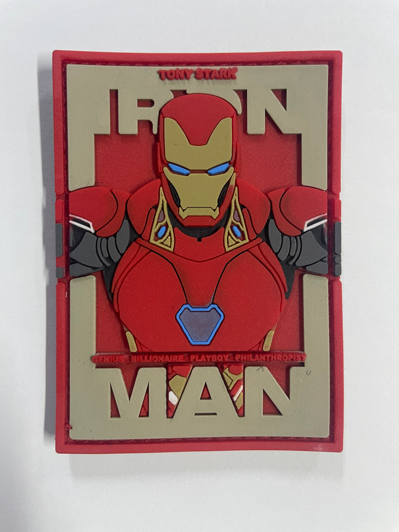 parche pvc con velcro iron man 	XX0225	37