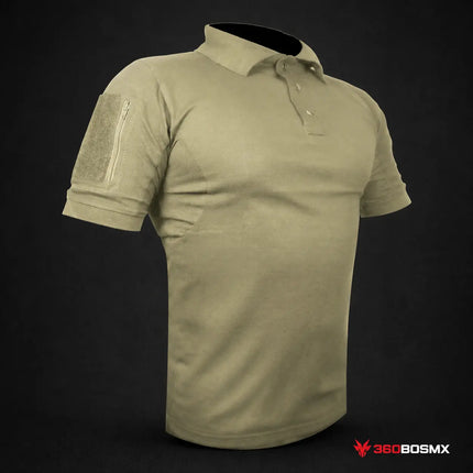 Playera Polo Táctica KM PPMC de Manga Corta – Caqui MP