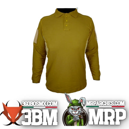 Camisa Polo Manga Larga Color Coyote	464	3BM-0283 M