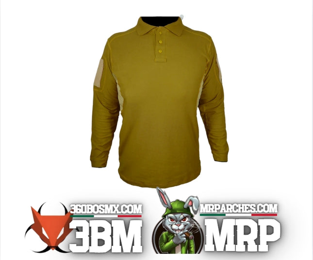 Camisa Polo Manga Larga Color Coyote	464	3BM-0283 M