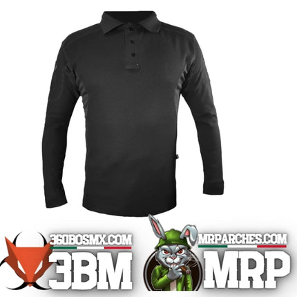 Camisa Polo Manga Larga Color Negro	464	3BM-0287 M