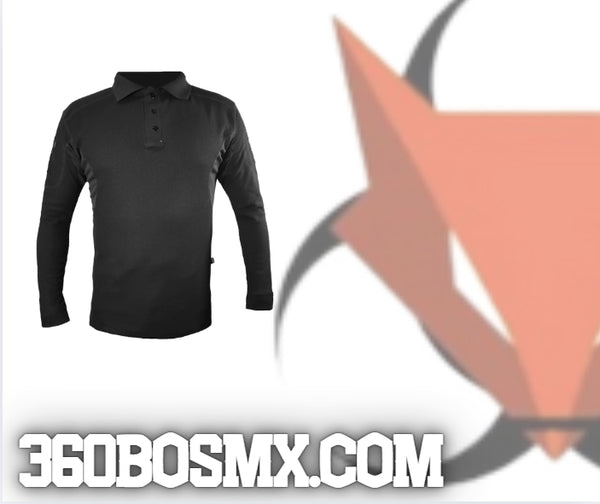 Camisa Polo Manga Larga Tactica Velcros Negro	304	GBL-01125	BX2	MM 3BM MRP
